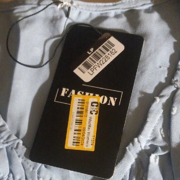 Light Blue Smocked Dress - Picture 2 of 6